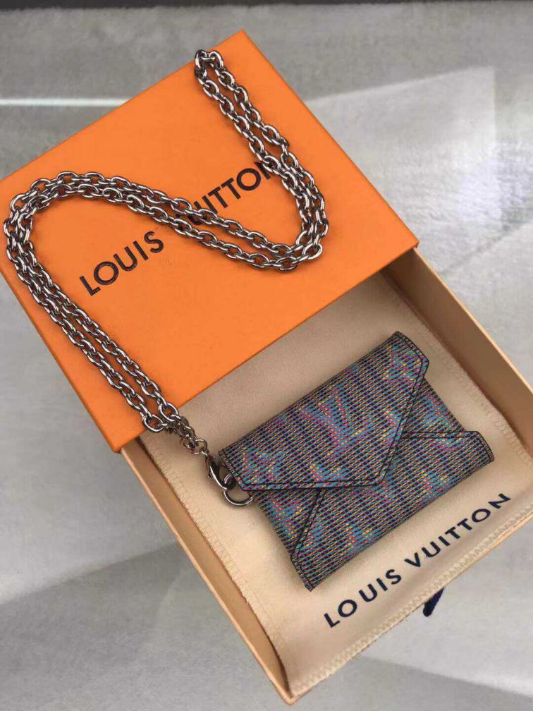Replica LV M68613 Blue Women Card Holder
