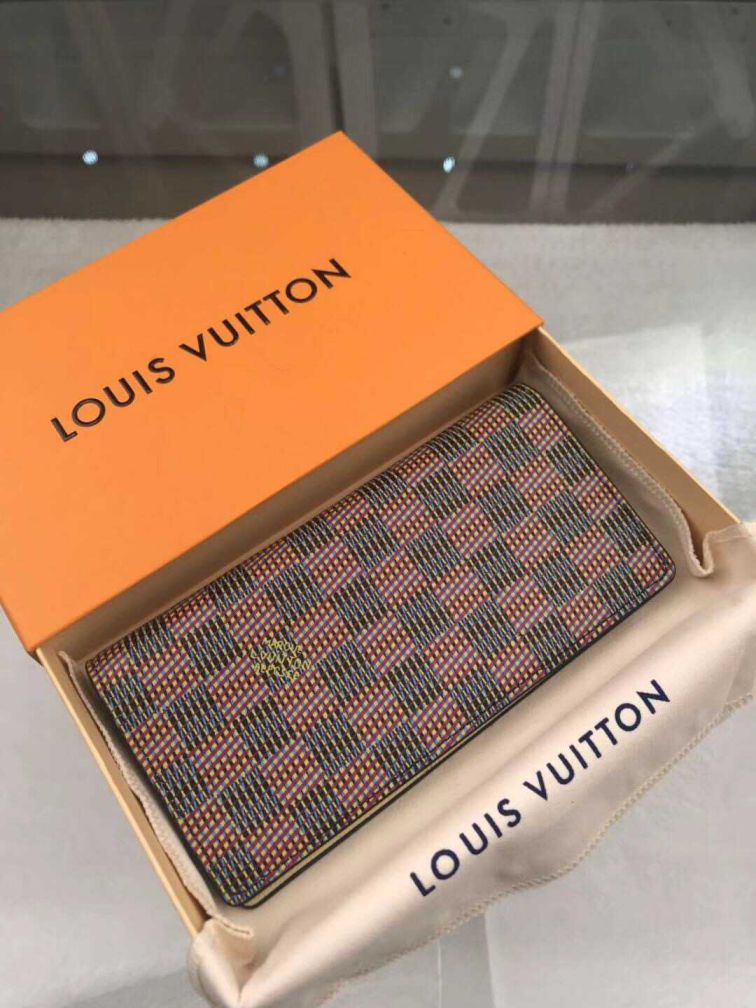 Replica LV N60017 Red Men Wallets