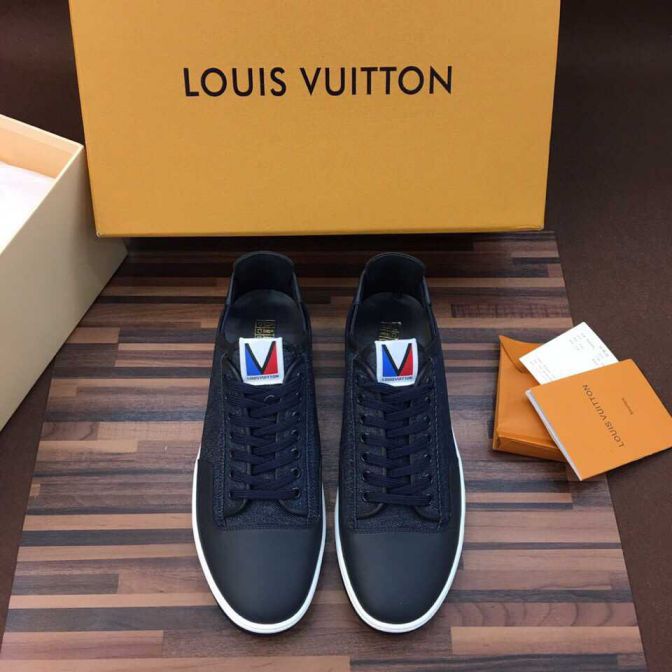 Replica LV Denium Men Casual Shoes