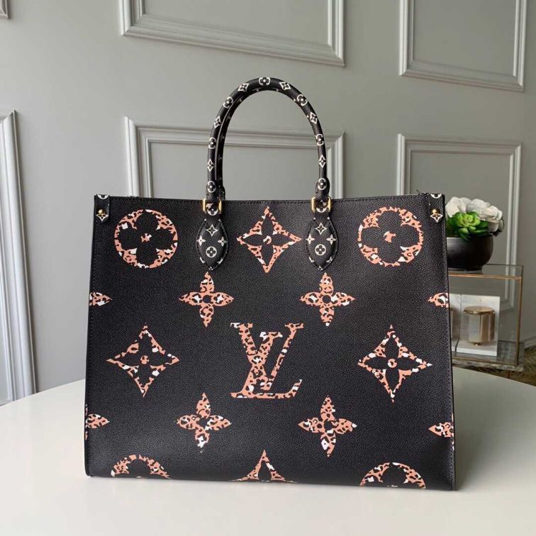 Replica LV 2019 NEW ONTHEGO LOGO M44674 Women Tote Bags
