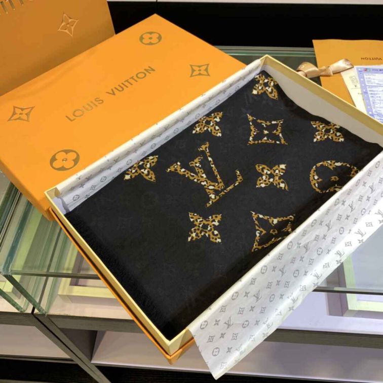 Replica LV Monogram 100% Cashmere Women Scarves
