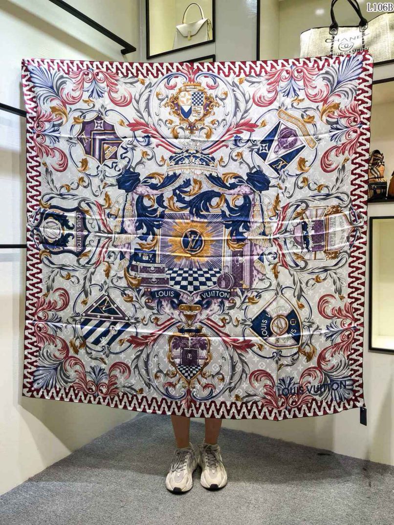 Replica LV 140*140cm Women Scarves