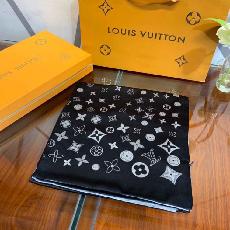Replica LV 100% Wool Monogram Women Scarves