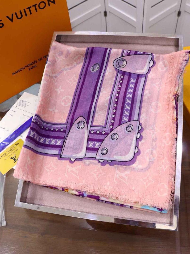 Replica LV Velvet 140*140cm Women Scarves