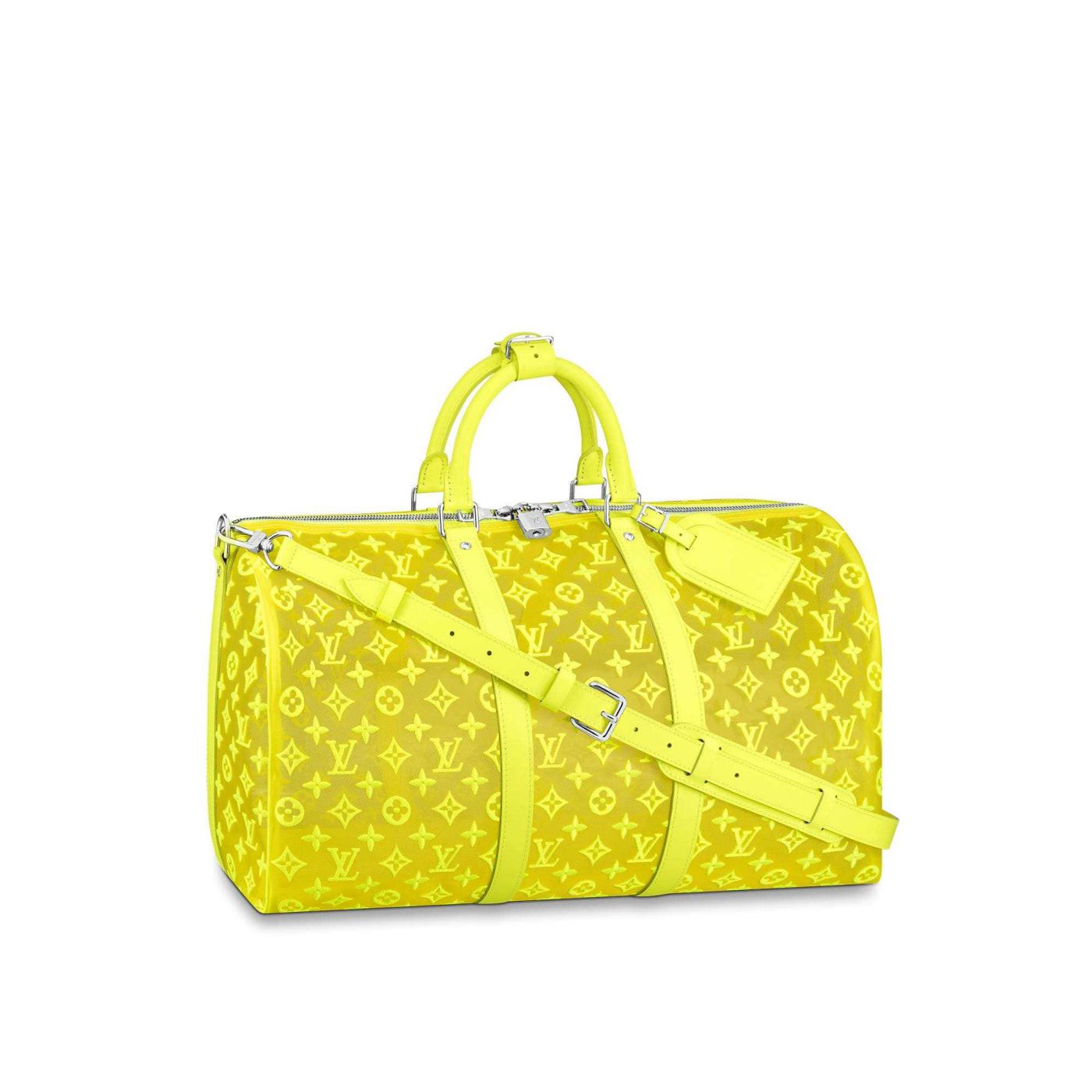 Replica LV Lemon LaceKeepall 50 M55380 Men Travel Bags