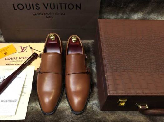 Replica LV 2019 Men Leather Shoes