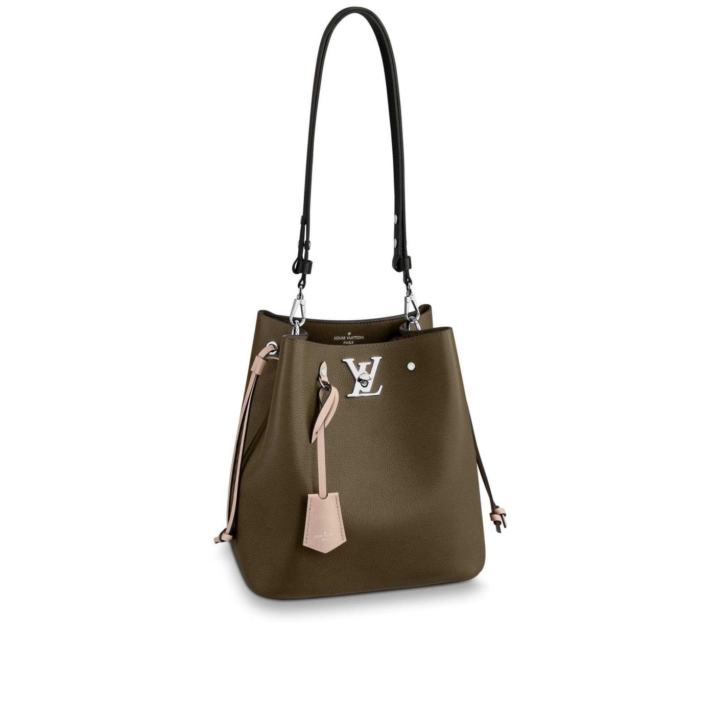 Replica LV M55439 LOCKME BUCKET Women Leather Bucket Bags