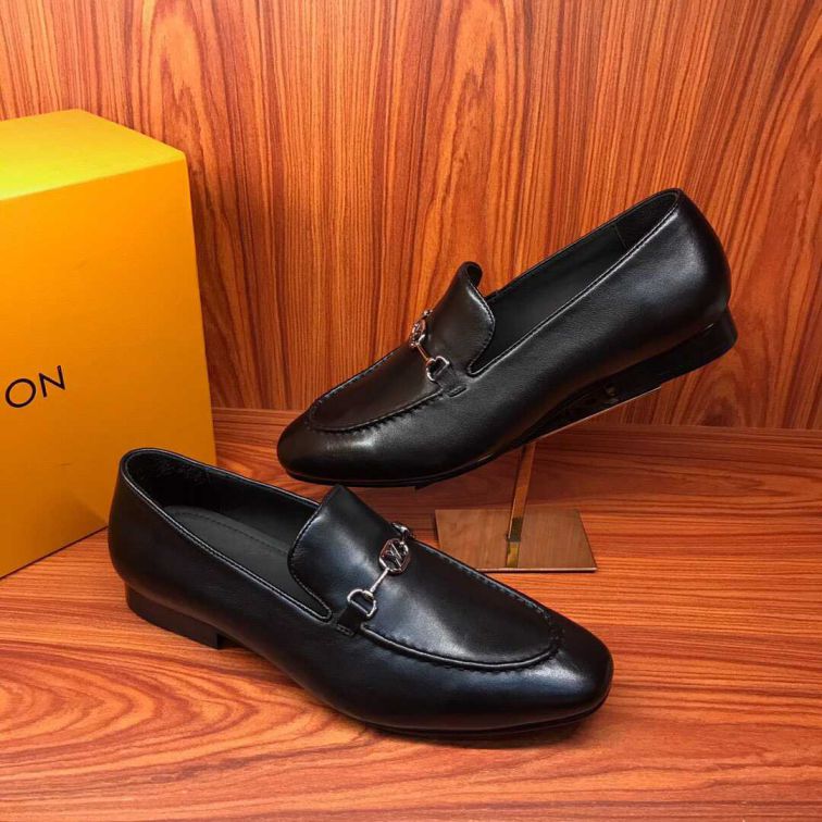 Replica LV 19 FW Men Leather Shoes