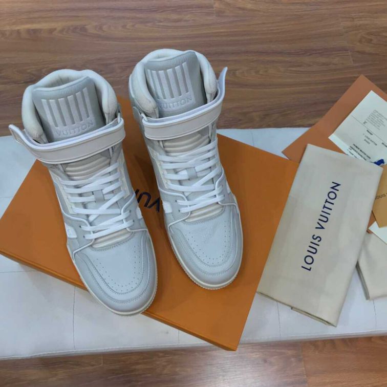 Replica LV 2019 NEW Men High Sneakers