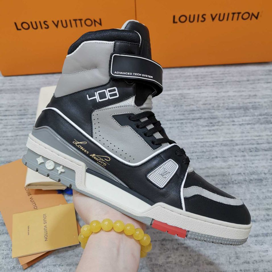 Replica LV Men Trainer Shoes High