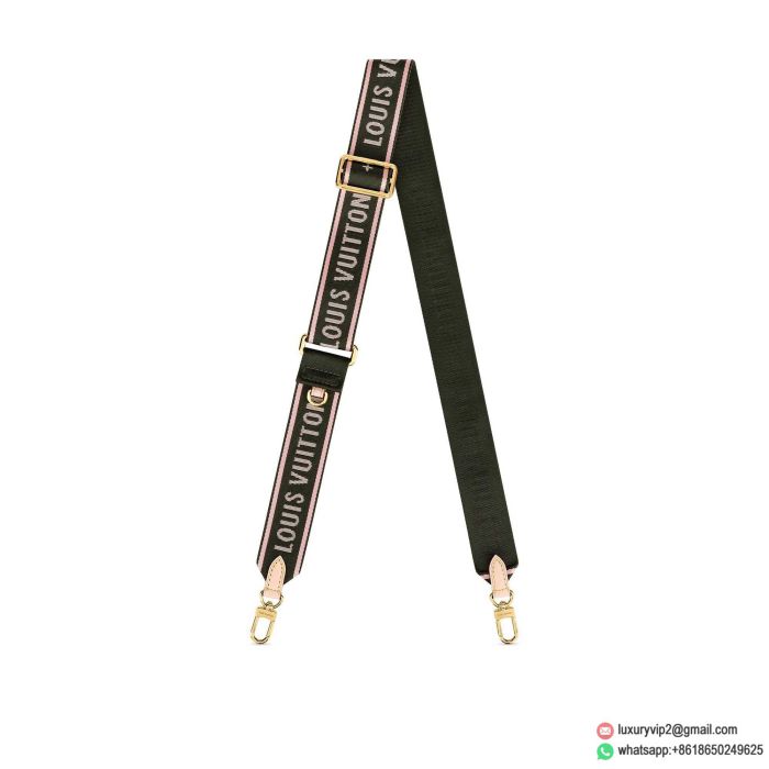 Replica LV 19 Logo Pink BANDOULIERE J02472 Shoulder Straps
