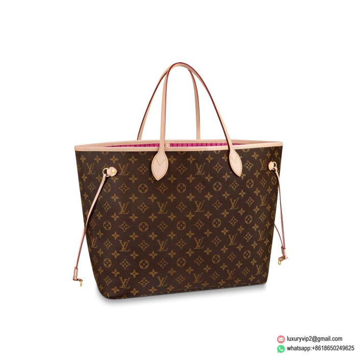 Replica LV NEVERFULL GM Large M41180 Pink Shopping Bags