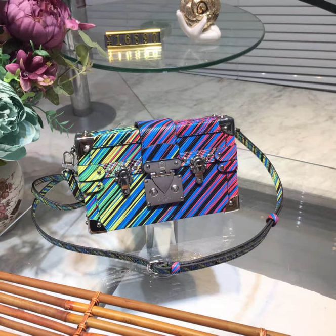 Replica LV Shoulder Bags M51573 Petite Malle Epi Leather Crossbody