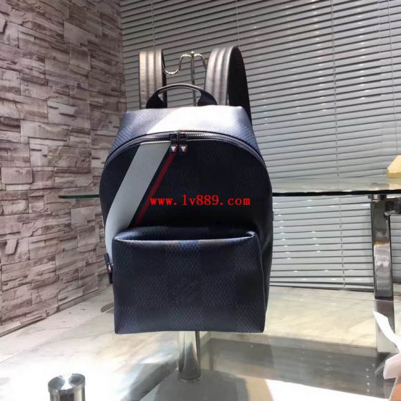 Replica LV Apollo Damier Cobalt Print Men N44006 Backpack Bags