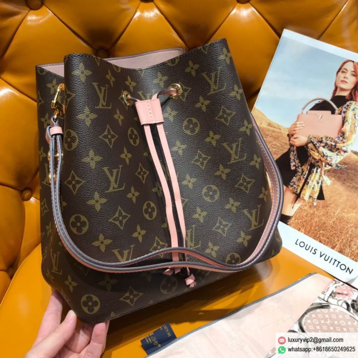 Replica LV Monogram Pink NeoNoe M44022 Bucket Bags