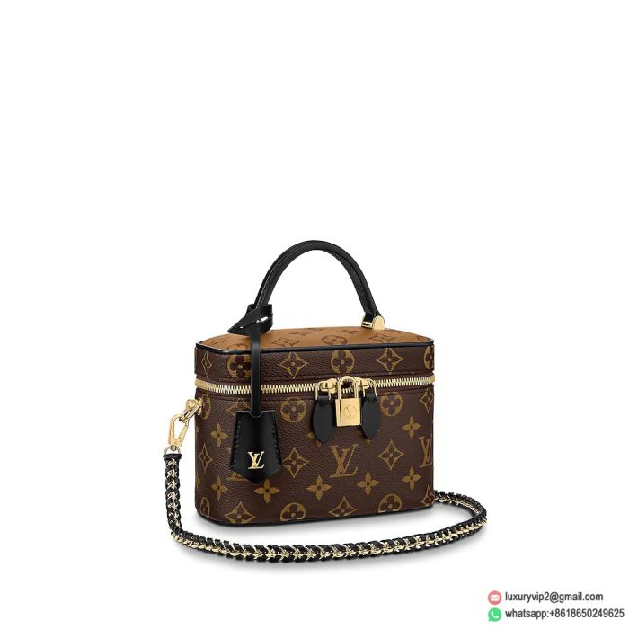Replica LV M45165 20 VANITY PM Small Monogram chain minaudiere Tote Bags
