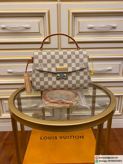 Replica LV N41581 CROISETTE White Messenger crossbody Tote Bags