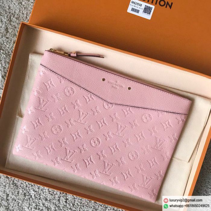 Replica LV DAILY M62937 Pink Clutch Bags