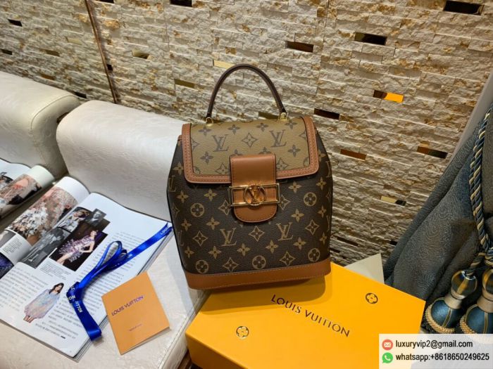 Replica 2020 LOUIS VUITTON Dauphine M45142 Backpack Bags