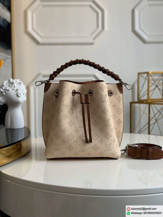 Replica LV Leather Muria M55801 Bucket Bags