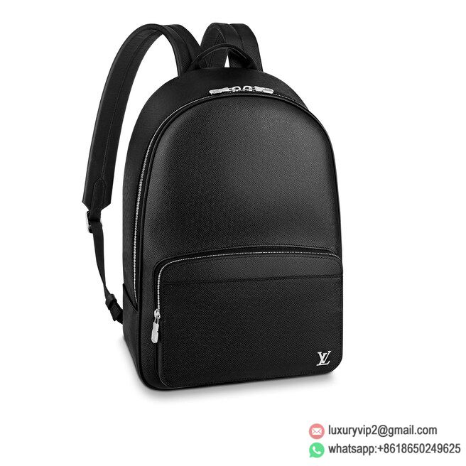 Replica LV M30258 Black Ta&iuml;ga Leather Alex Backpack Bags