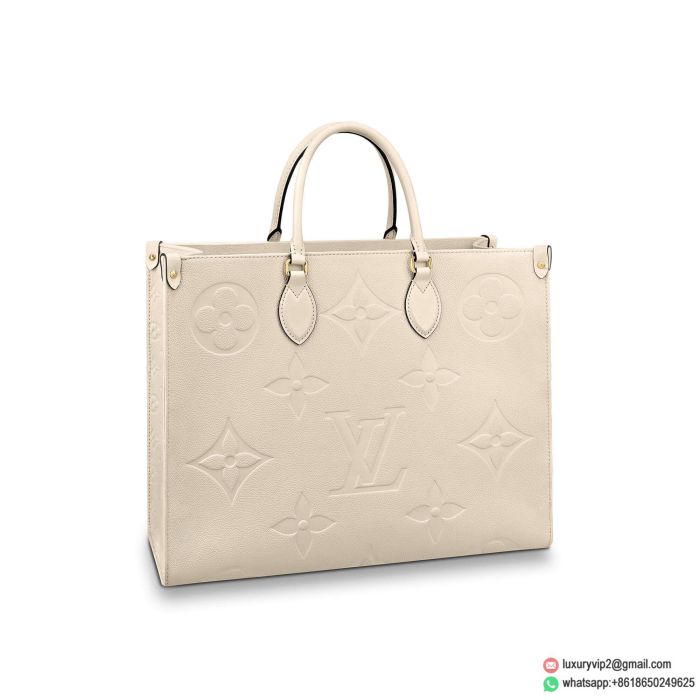 Replica LV M45081 Embossed Leather Onthego Tote Bags Shopping Bags