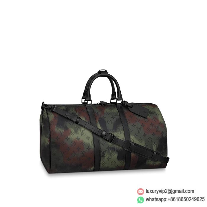 Replica LV M56416 Keepall Bandouli&egrave;re 50 camo Travel Bags