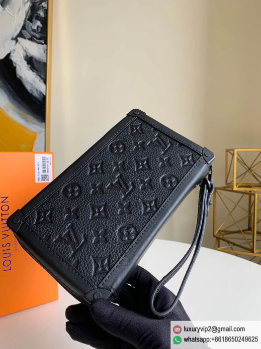 Replica LV M68986 POCHETTE SOFT TRUNK Embossed Clutch Bags