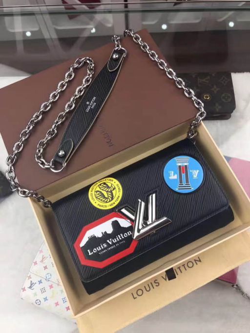 Replica LV Shoulder Bags Epi TWIST CHAIN On Chain M62007