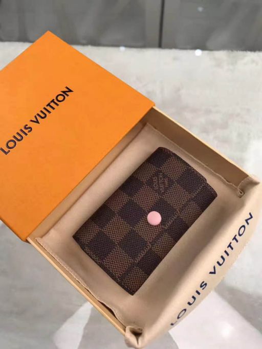 Replica LV Wallets Damier 6 N41624