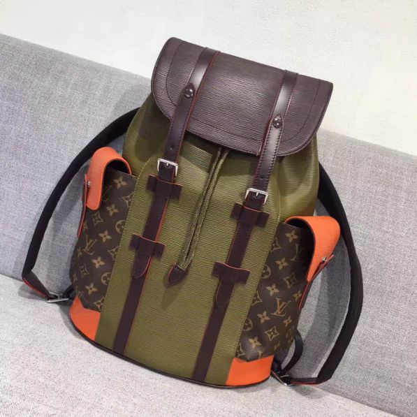 Replica LV Canvas Epi Multicolor CHRISTOPHER Small M53425 Backpack Bags