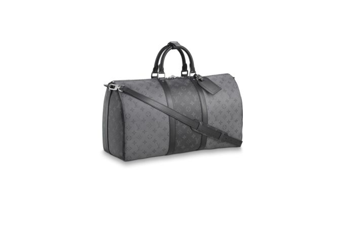Replica LV M45392 Eclipse Reverse Keepall Bandouli&egrave;re 50 Travel Bags