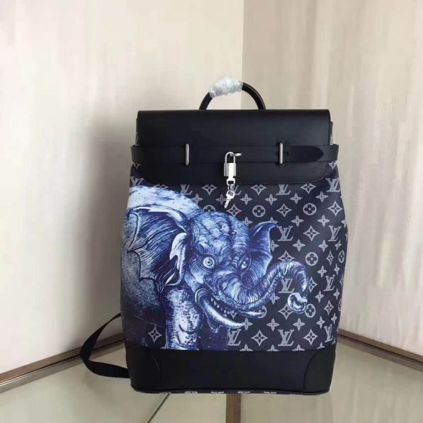Replica LV M54126 Monogram OTHER Elephants Print STEAMER Backpack Bags