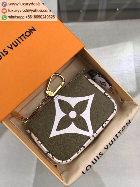 Replica Louis Vuitton LV Micro Pochette Accessories M67579 Olive Green PVC Wallets
