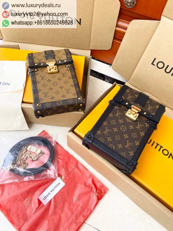 Replica Louis Vuitton Vertical Trunk Pochette Phone Case M67873 M63913