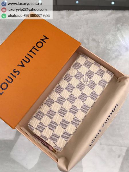 Replica Louis Vuitton LV Clemence N61264 White PVC Wallets