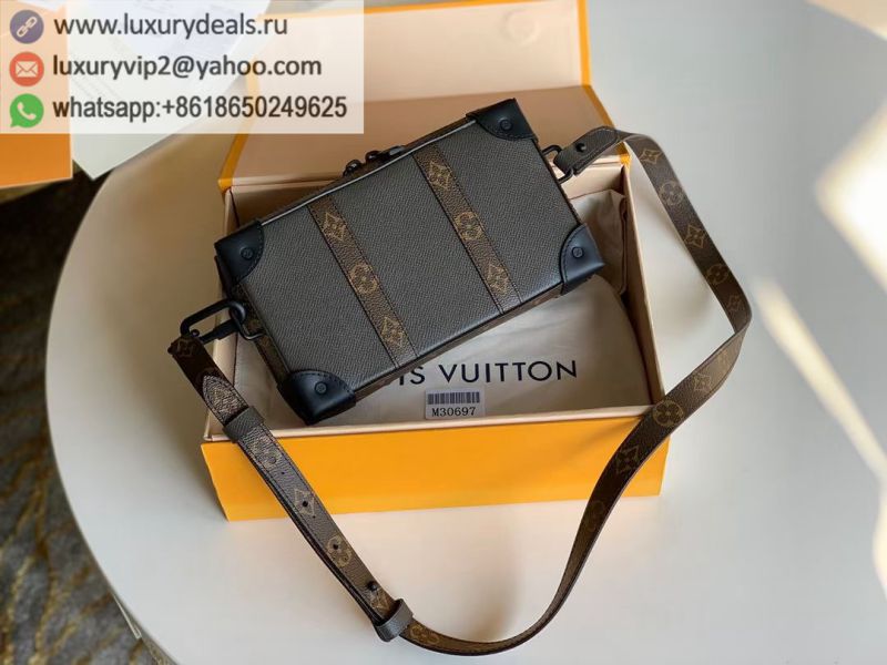 Replica Louis Vuitton LV Soft Trunk Bag Box M30697 Olive Green Leather Shoulder Bags