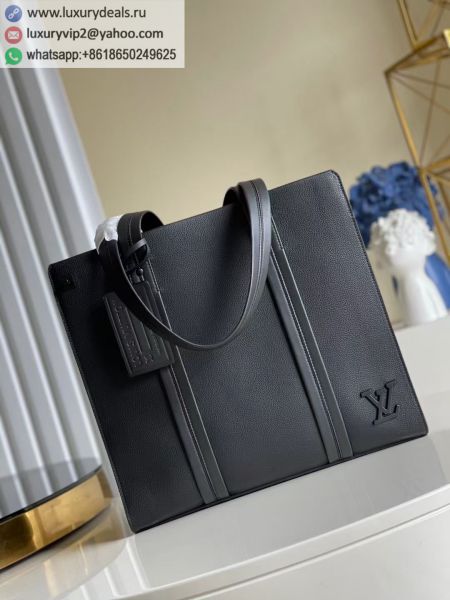 Replica Louis Vuitton LV Tote M57308 Black Leather Briefcases
