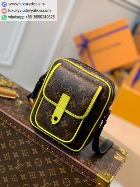 Replica Louis Vuitton LV Christopher Wearable Wallet Bags M80793 Yellow PVC Shoulder Bags