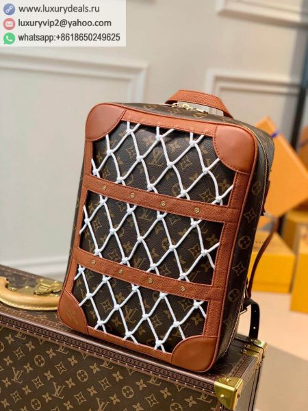 Replica Louis Vuitton LV x NBA Shoes Box M45784 PVC Backpacks