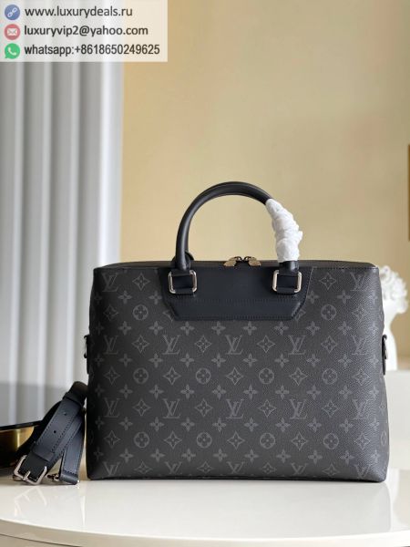 Replica Louis Vuitton LV Odyssey M44222 Black PVC Briefcases