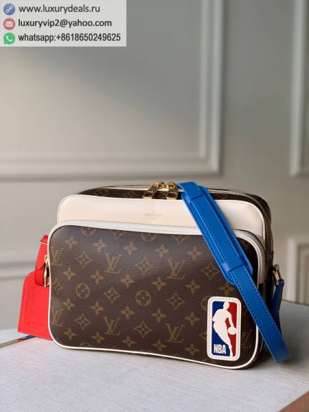 Replica Louis Vuitton LV x NBA NIL Messenger Bag M85143 PVC Shoulder Bags