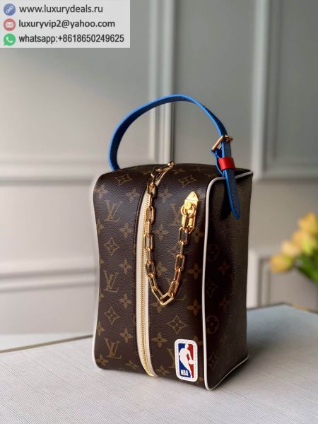 Replica Louis Vuitton LV x NBA CLOAKROOM DOPP KIT M85149 PVC Makeup Bags