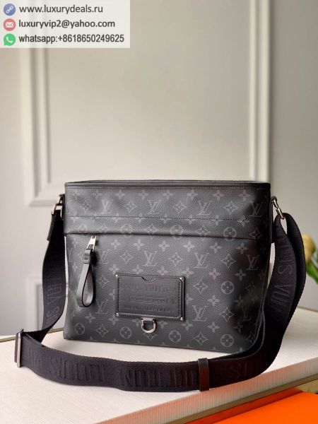 Replica Louis Vuitton LV Besace Zippee M45216 Black PVC Shoulder Bags