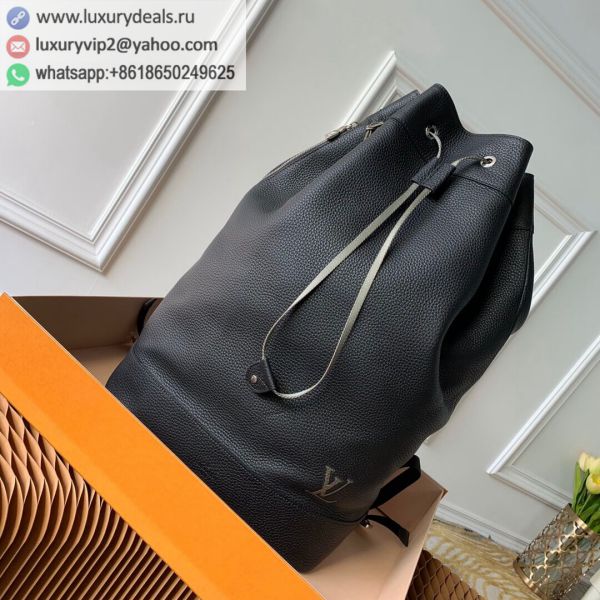 Replica Louis Vuitton LV Noe Backpack M55171 Black Leather Backpacks