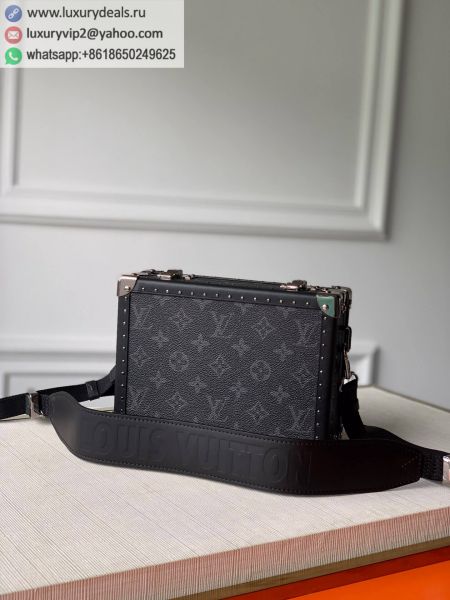 Replica Louis Vuitton LV Clutch Box Box M44157 Black PVC Shoulder Bags