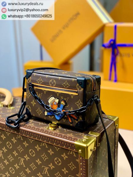 Replica Louis Vuitton LV Mini Soft Trunk Chain M80159 PVC Shoulder Bags