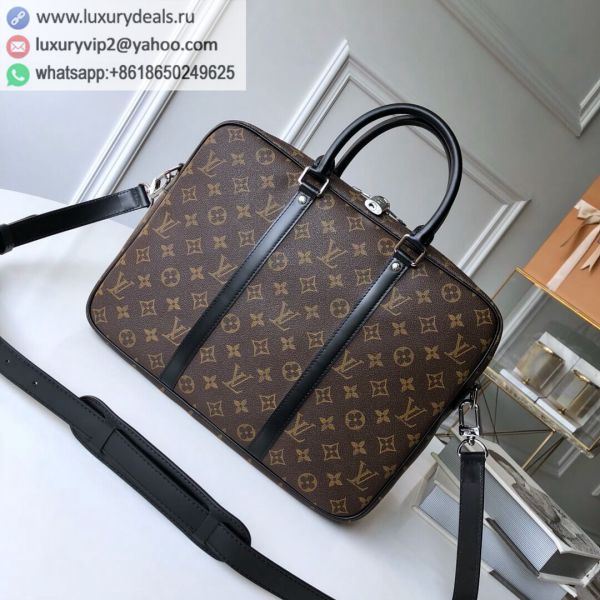 Replica Louis Vuitton LV Porte Documents Voyage PM M52005 Monogram Briefcases