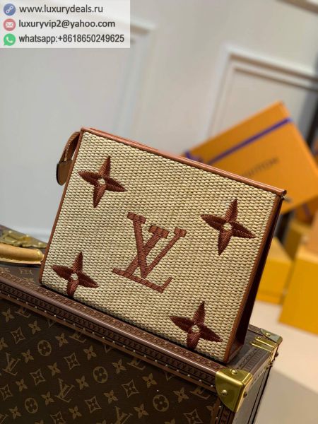 Replica Louis Vuitton LV M80351 Apricot Clutch Bags