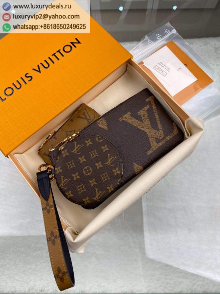 Replica Louis Vuitton LV Trio Three in One M68756 Multicolor Canvas Clutch Bags